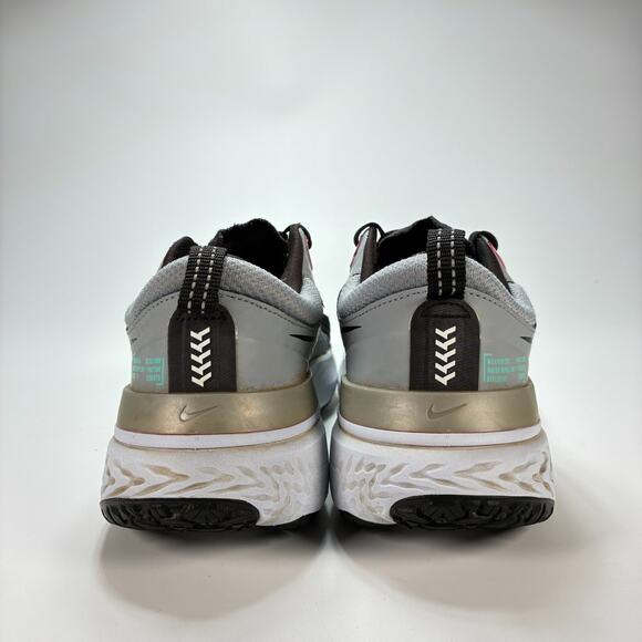 Nike React Miler Shield Gray Black Pink Athletic Running Shoes Women's Size 8 - Picture 4 of 10